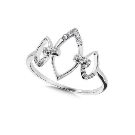 Diamond Ring in 14K White Gold