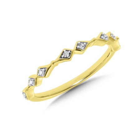 Stackable Kite Fashion Diamond Band 