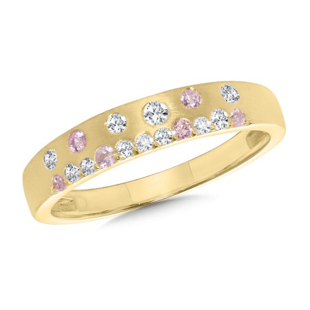 Lumina 14K Diamond & Pink Tourmaline Ring