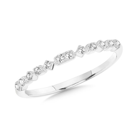10K Stackable Diamond Ring