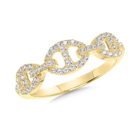 14K Mariner Links Diamond Ring