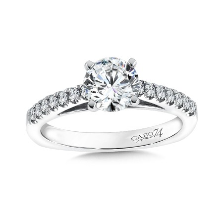 Engagement Ring with Side Stones