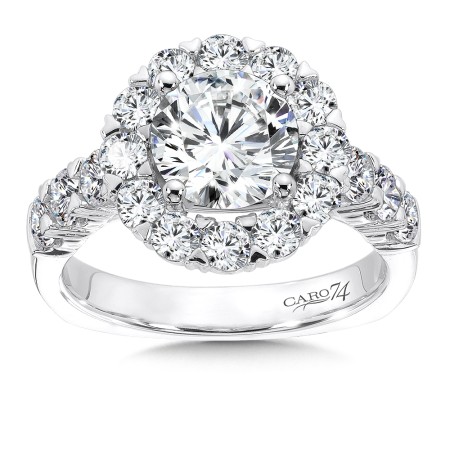 Halo Style Diamond Engagement Ring
