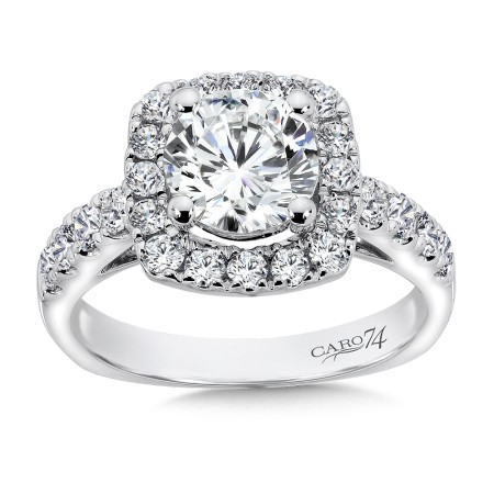Halo Engagement Ring
