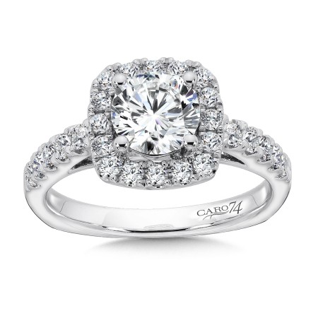 Diamond Halo Style Engagement Ring