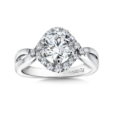 Halo Style Diamond Engagement Ring