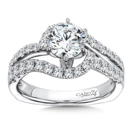 Luxury Collection Criss Cross Diamond Engagement Ring