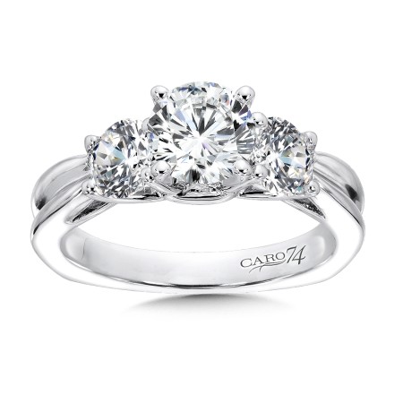 Luxury Collection 3 Stone Diamond Engagement Ring