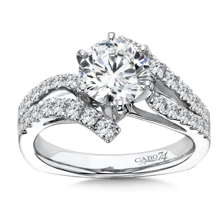 Luxury Collection Criss Cross Diamond Engagement Ring