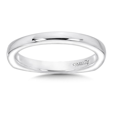 Wedding Band in 14K White Gold