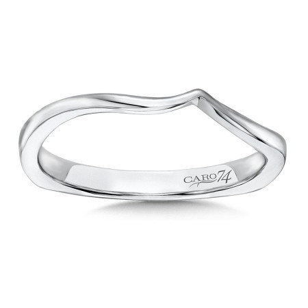 Wedding Band in 14K White Gold