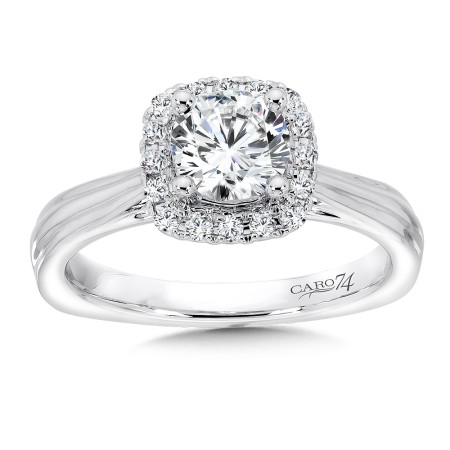 Classic Elegance Collection Diamond Halo Engagement Ring