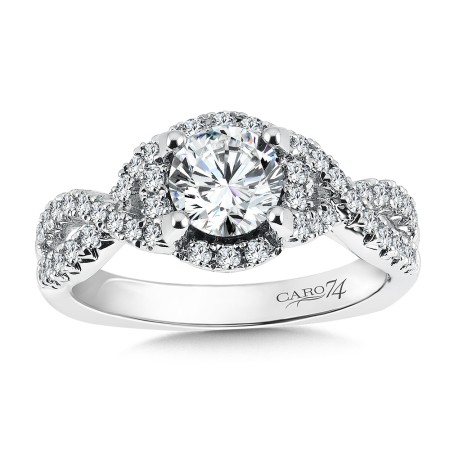 Luxury Collection Criss Cross Engagement Ring