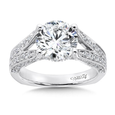 Grand Opulance Split Shank Engagement Ring