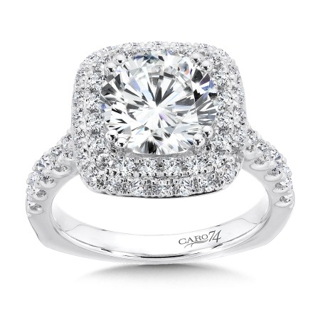 Grand Opulance Collection Double Halo Engagement Ring