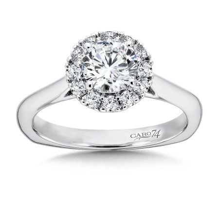 Classic Elegance Collection Halo Engagement Ring