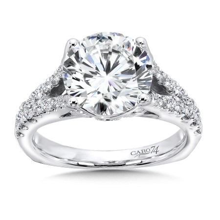 Grand Opulance Collection Split Shank Engagement Ring