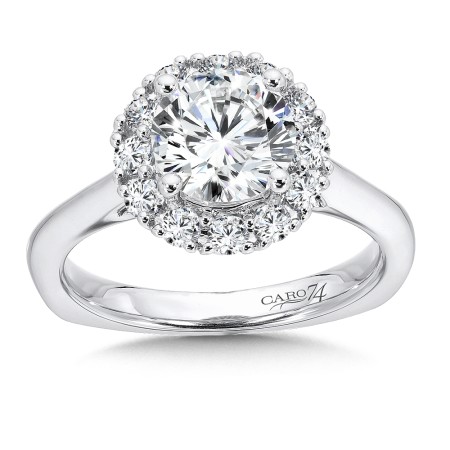 Classic Elegance Collection Halo Engagement Ring