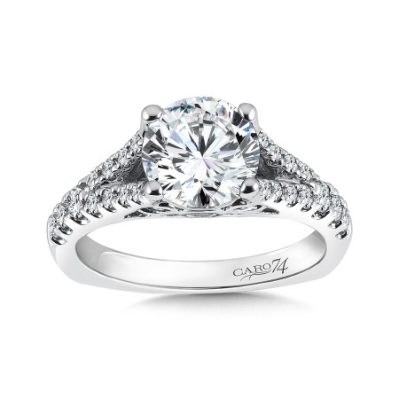 Split Shank Engagement Ring