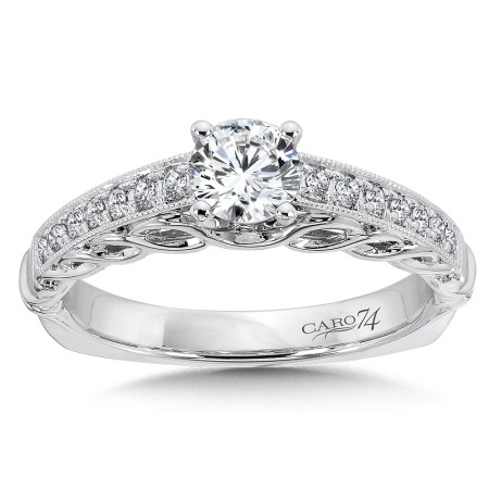 Engagement Ring With Side Stones