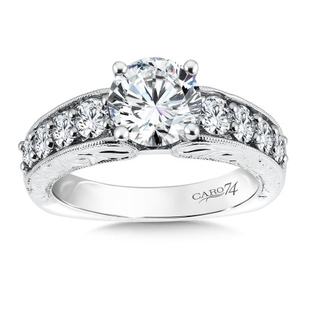 Engagement Ring With Side Stones
