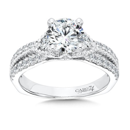 Engagement Ring With Side Stones
