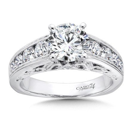 Engagement Ring With Side Stones