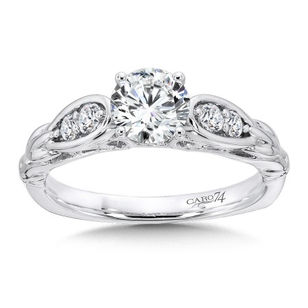 Engagement Ring With Side Stones