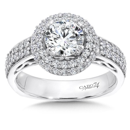 Halo Engagement Ring