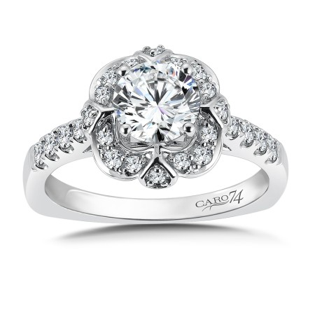 Halo Engagement Ring
