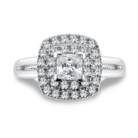 Halo Engagement Ring