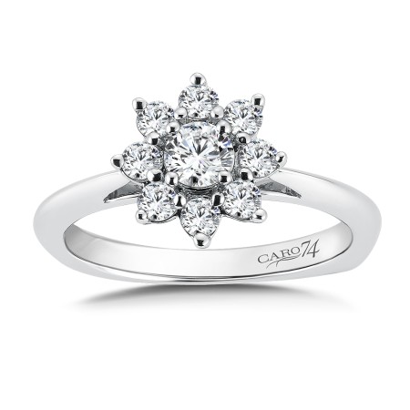 Halo Engagement Ring