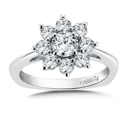 Halo Engagement Ring