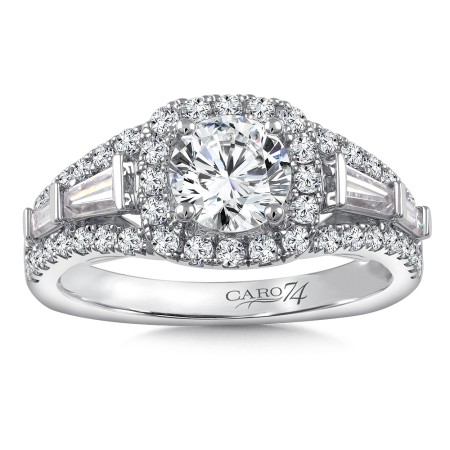 Diamond Halo Engagement Ring