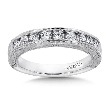 Channel-set Diamond Anniversary Band