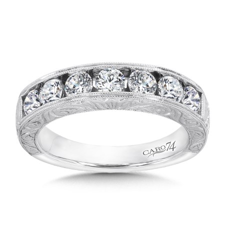 Channel-set Diamond Anniversary Band