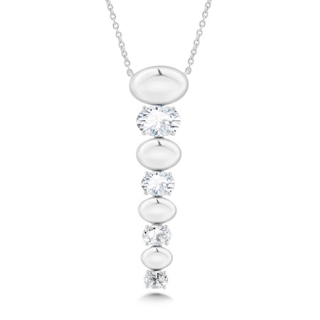 14K White Gold & Diamond Odyssey Pendant
