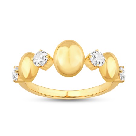 14K Gold & Diamond Four-Stone Odyssey Ring