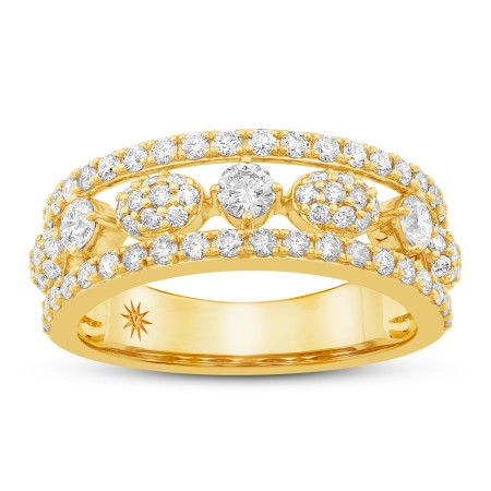 14K Gold & Diamond Odyssey Split-Shank Ring