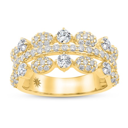 14K Gold & Diamond Odyssey Split-Shank Ring