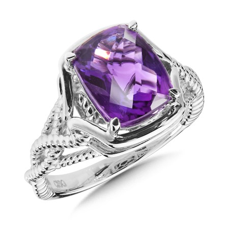 Sterling Silver Amethyst Ring