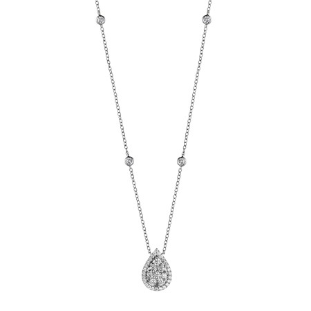 Pear Diamond Pendant