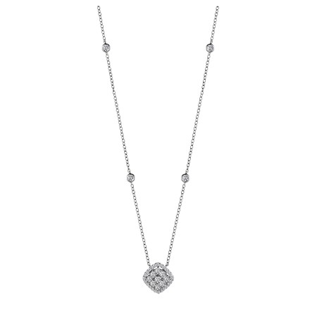 Cushion Shape Diamond Pendant