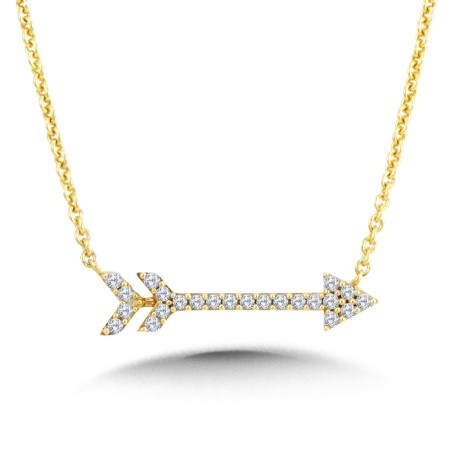 Diamond Arrow Necklace