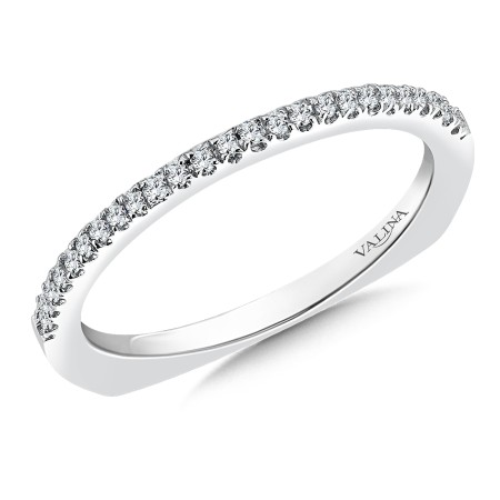 Diamond wedding band. 