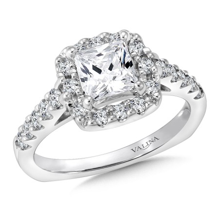 Halo Engagement Ring