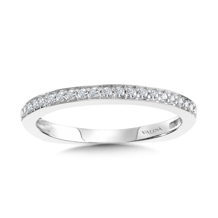 Channel-Set Illusion Diamond Wedding Band | R2216BW | Valina Wedding Band