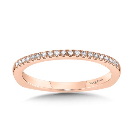 Straight Diamond Wedding Band - R2240BP - Valina Wedding Bands