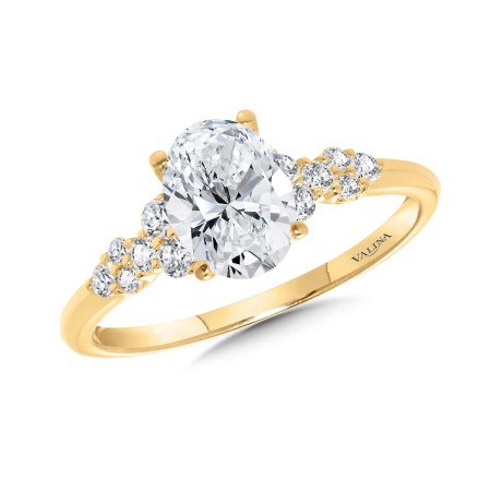 Oval-Cut Diamond Engagement Ring