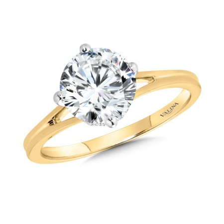 Split Shank Diamond Engagement Ring